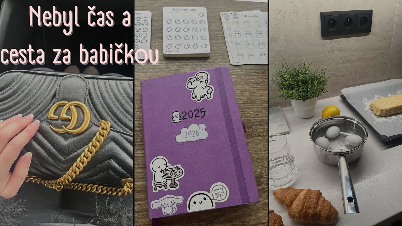 vlog 11| málo času, cesta za babičkou a odpočinek 
