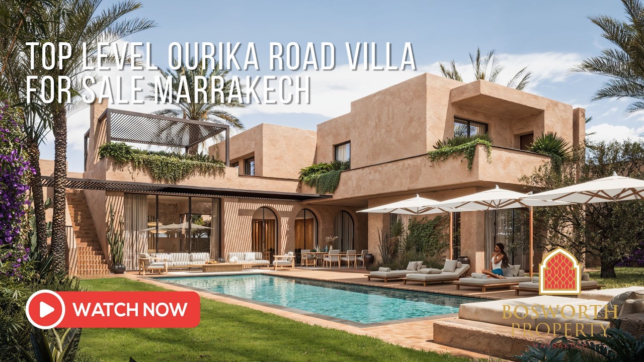 Top Level Ourika Road Villa For Sale Marrakech