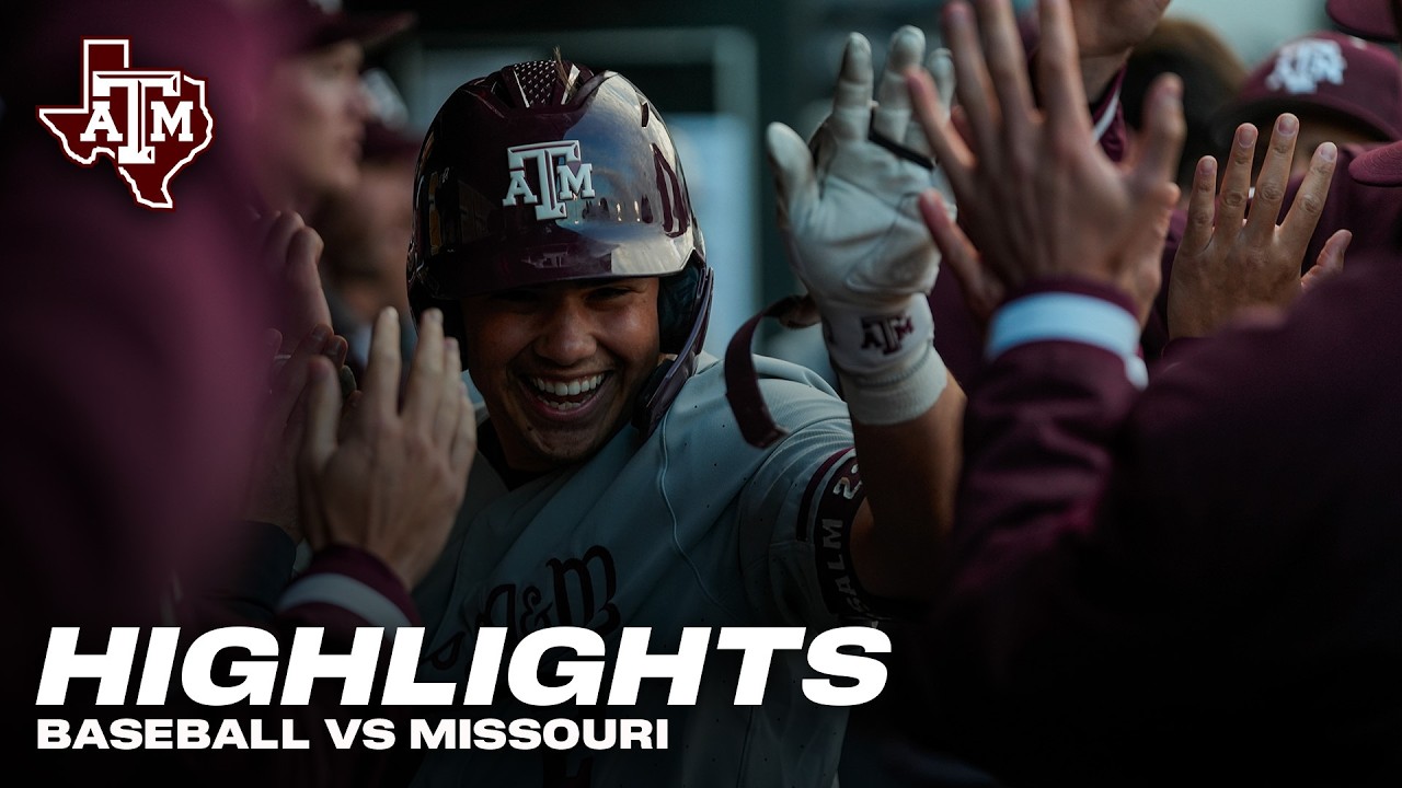 Baseball Highlights: A&M 14, Missouri 6