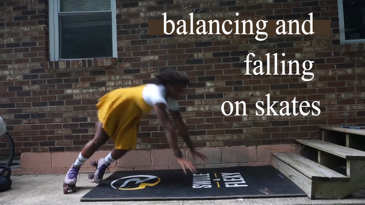 How to Stand, Balance and Fall on Skates For Beginners