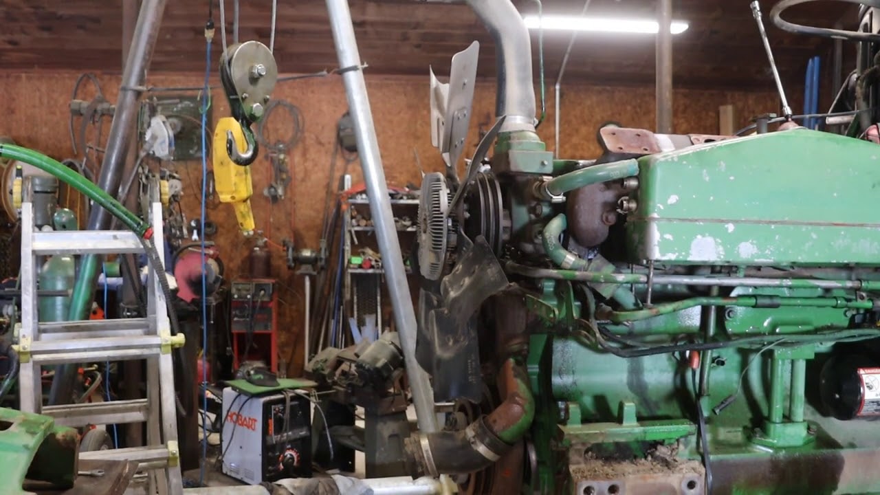 Капитальный ремонт двигателя John Deere 4850.