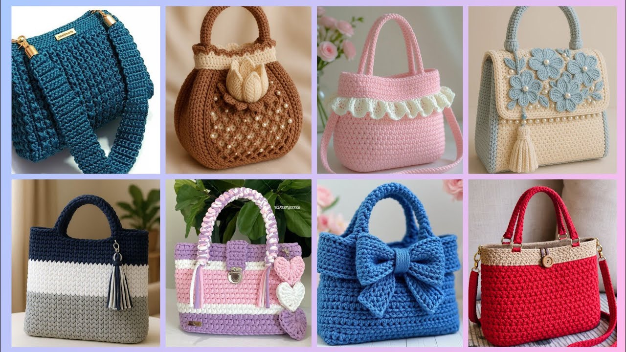 Most Beautiful & Stylish Crochet BagsTrendy New Design ldeas 2026 || Granny Square Bags