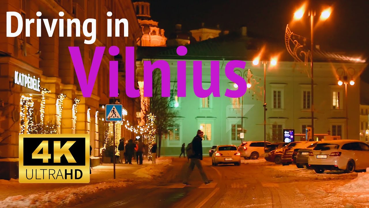 Cinematic Dashcam. Winter Driving. #vilnius #winterdrive #cinematic #4k