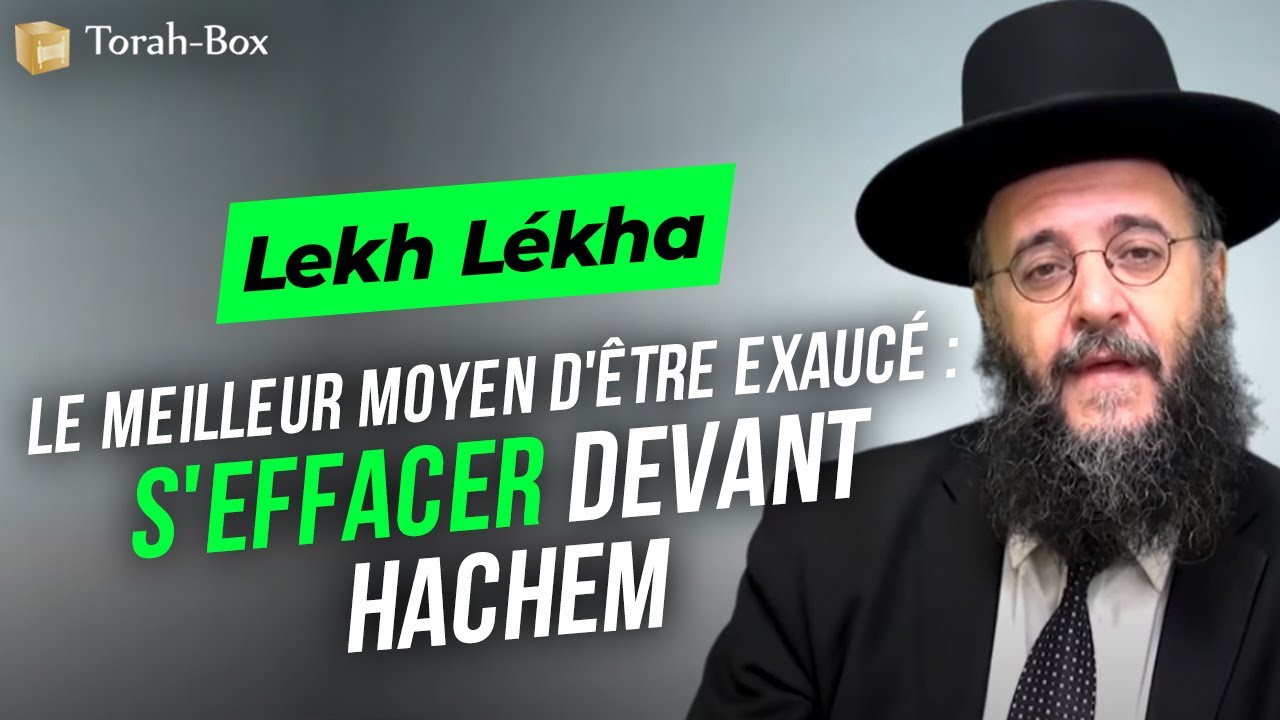 RAV GABRIEL DAYAN SUR LA PARACHA LEKH-LEKHA - 