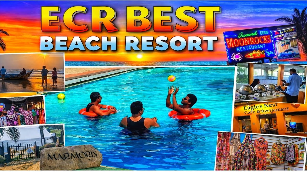 Chennai Beach Resort Enjoyment with Friends 😍🌊 | Ultimate Fun Day#ecr #chennai #resort #beachresort