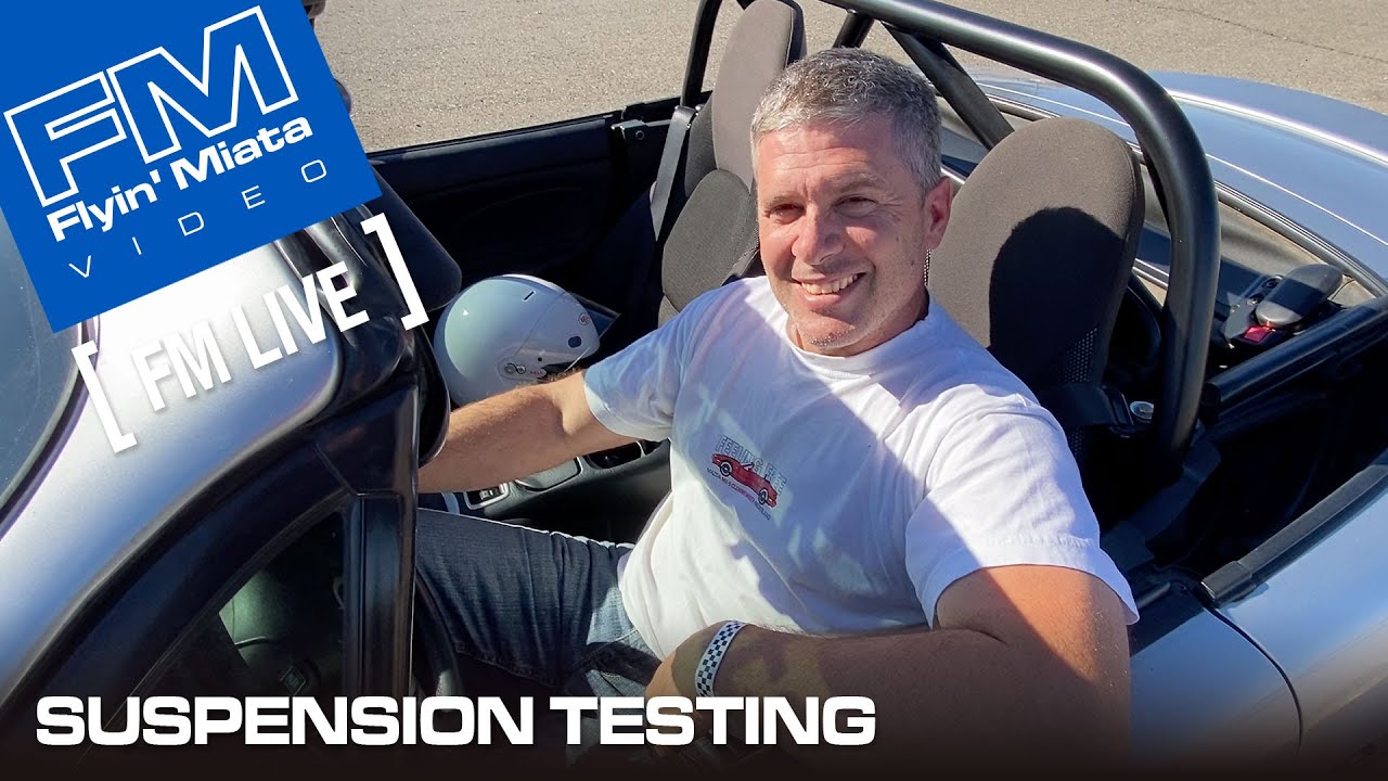 Miata Suspension Testing at the Track! (FM Live)