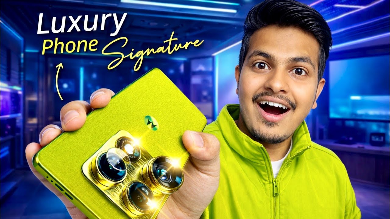 Motorola Signature | Luxury Phone 165Hz LTPO, Flagship Camera