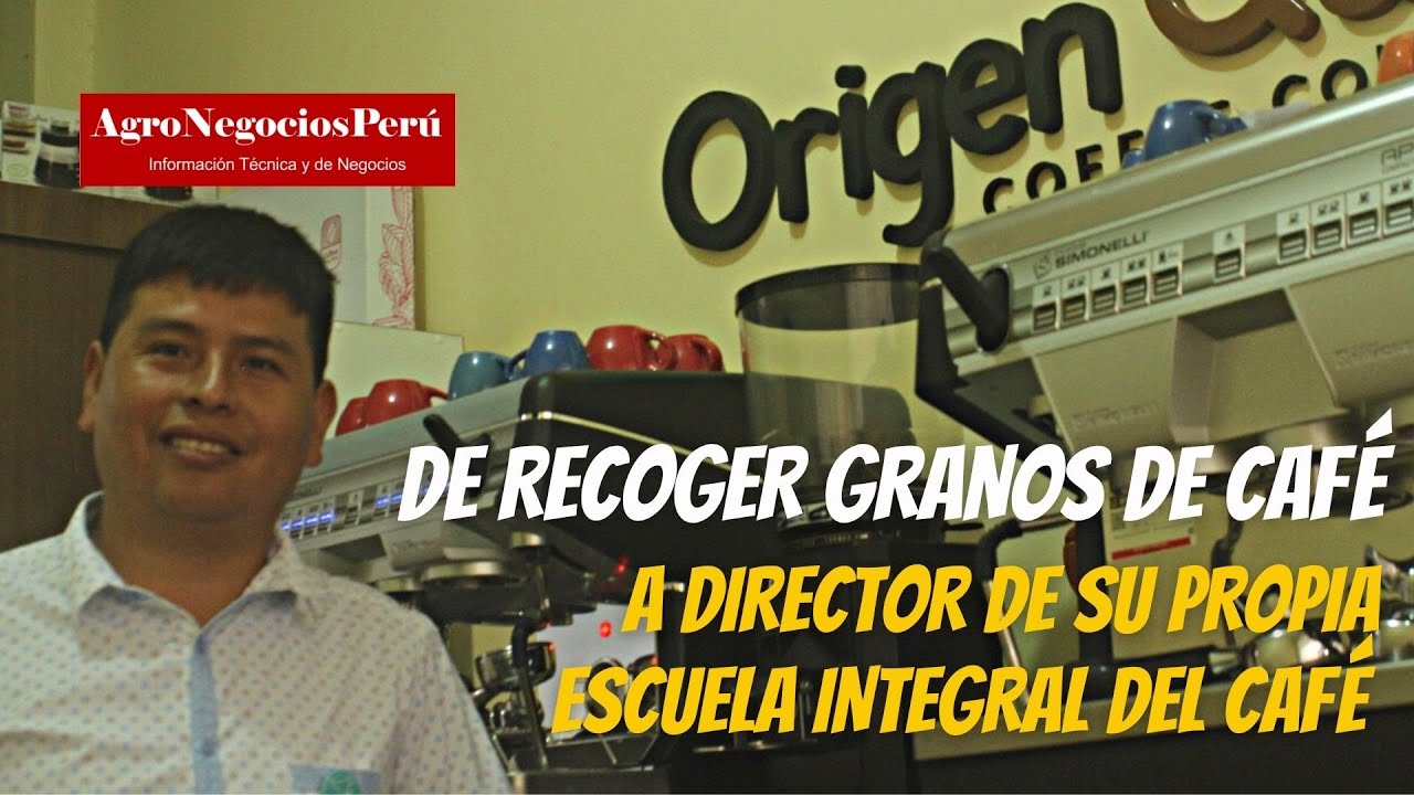 Cafetalero peruano crea escuela integral del café
