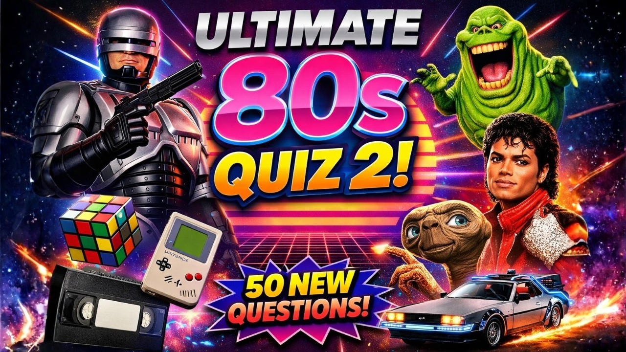 Ultimate 80's Quiz  - Do you remember the 1980's #2? - Revenge of the Q's!