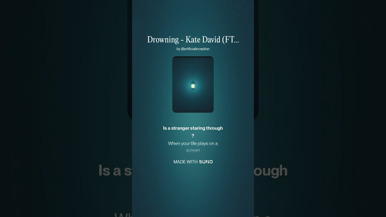 Drowning By Kate David ft Artificial Inception