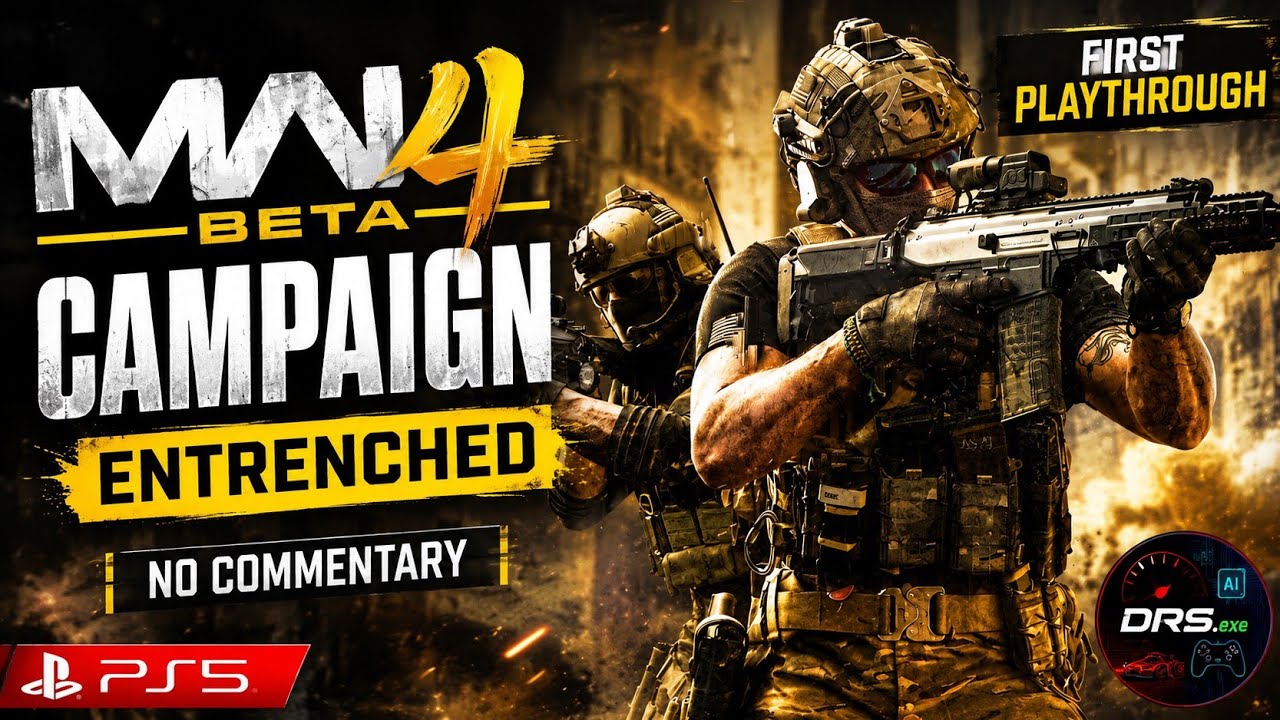COD MW4 Beta Campaign Gameplay &ndash; Entrenched | PS5 |🎮