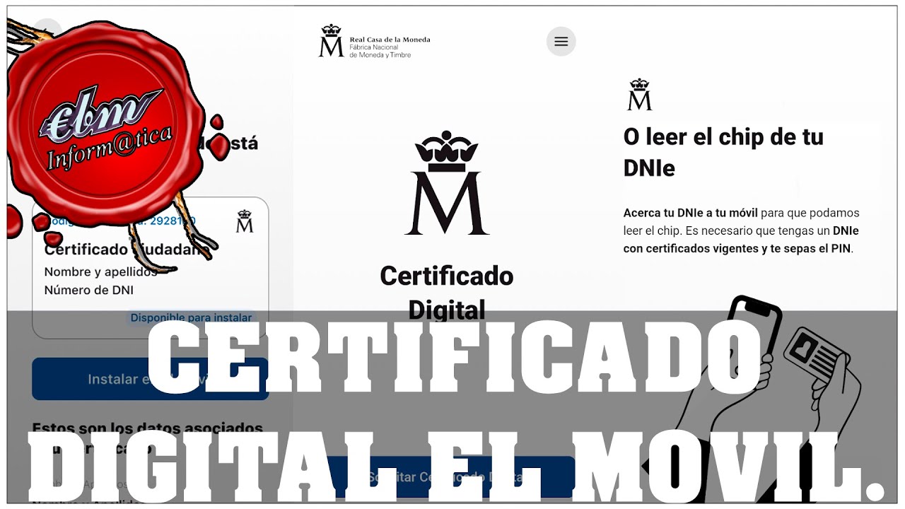 COMO OBTENER TU CERTIFICADO DIGITAL, CON TU SMARTPHONE NFC Y TU DNI ELECTRONICO