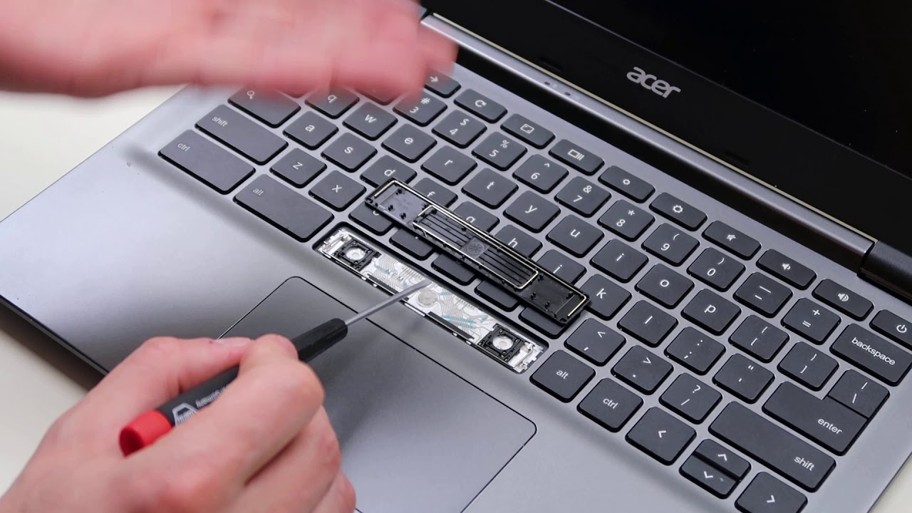 How To Fix Replace Keyboard Key - Acer Chromebook C710 C720 C730 - Letter Arrow Number