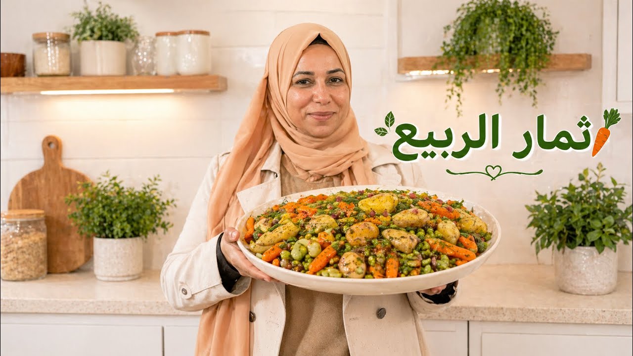 “هل جربتوا ثمار الربيع في رمضان؟ طبق لا يقاوم! 😋