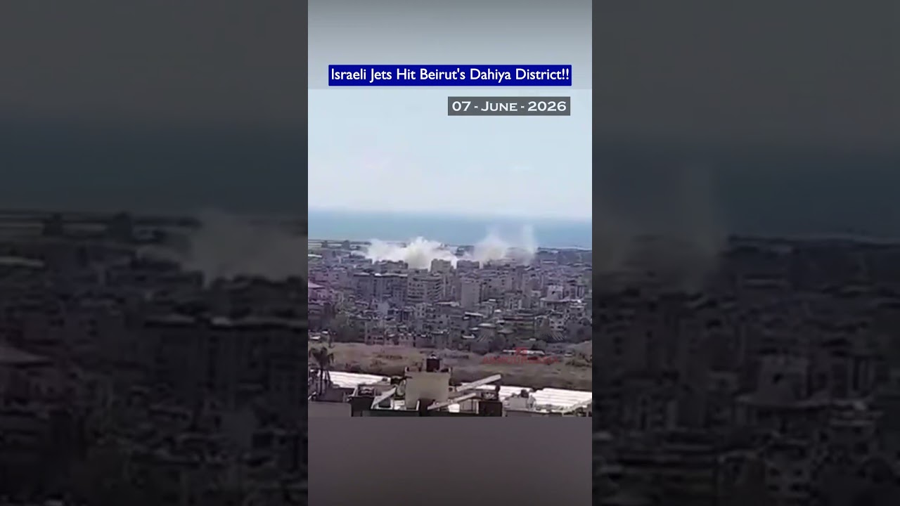 Israeli Air Force Strikes Beirut's Dahiya District &ndash; Tensions Escalate
