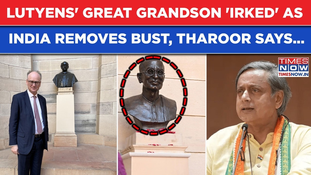 Lutyens' Great Grandson  'Irked' As Indian Prez Murmu Removes Statue In Delhi, Tharoor Says...