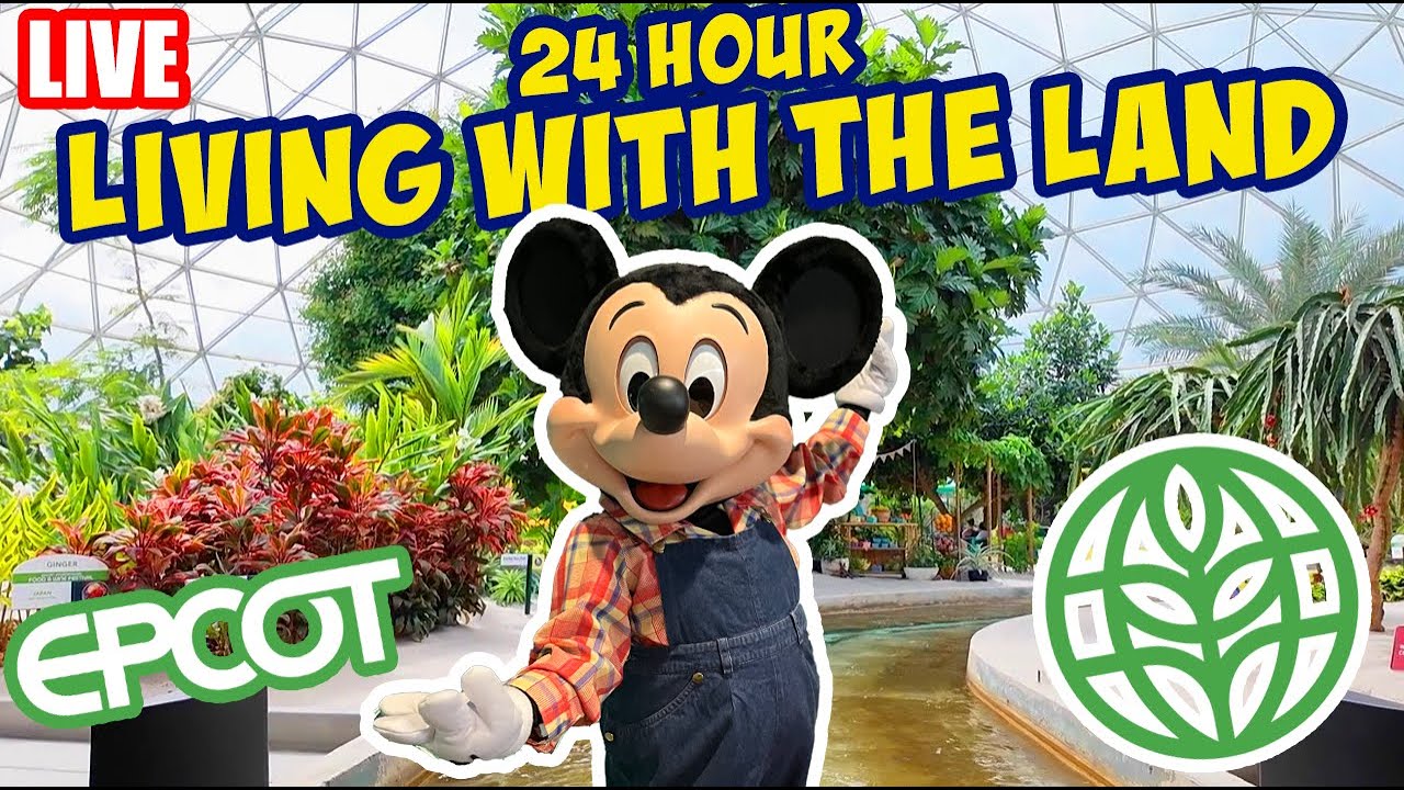 🔴Live: 24 Hour Living with the Land Livestream - Disney World - EPCOT