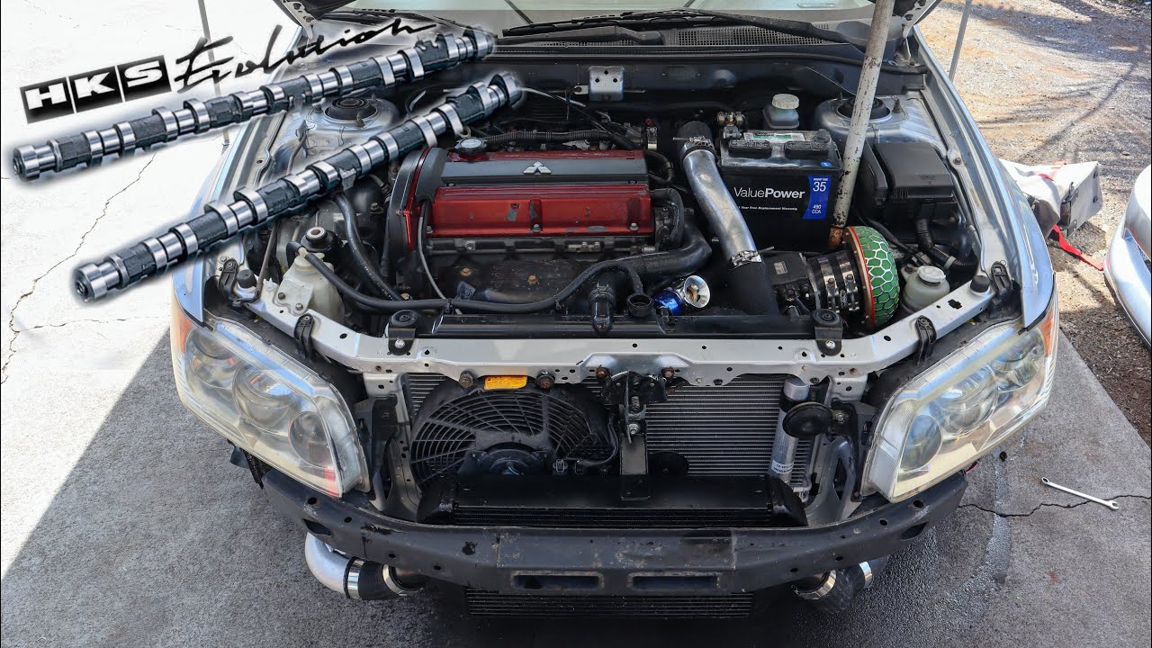 Wife’s Evo 8 gets a Upgraded HKS Cams and New Timing Belt Kit Replacement!
