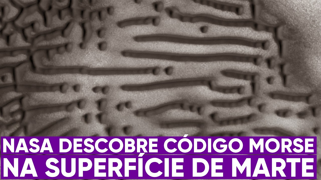 Satélite descobre código morse em Marte