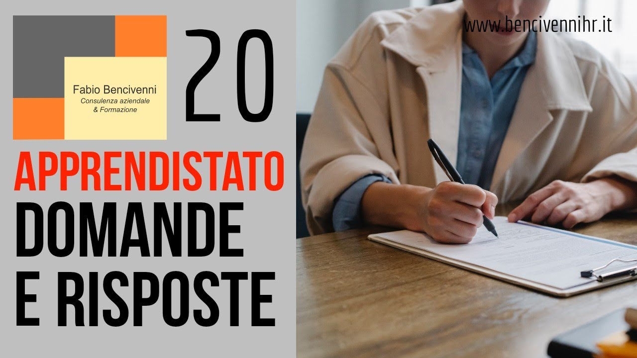 20 domande sul contratto di lavoro in APPRENDISTATO!