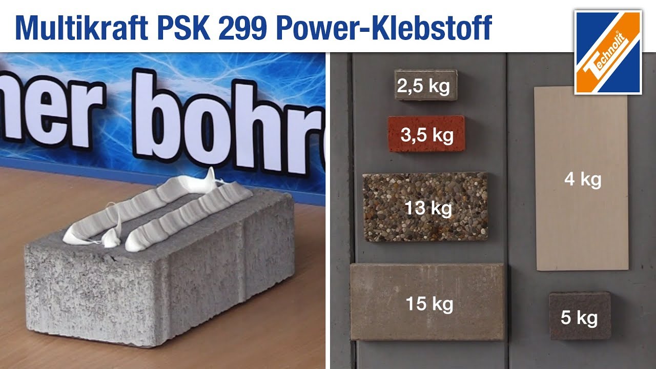 Power-Klebstoff | ein Kleber für fast alle Materialien
