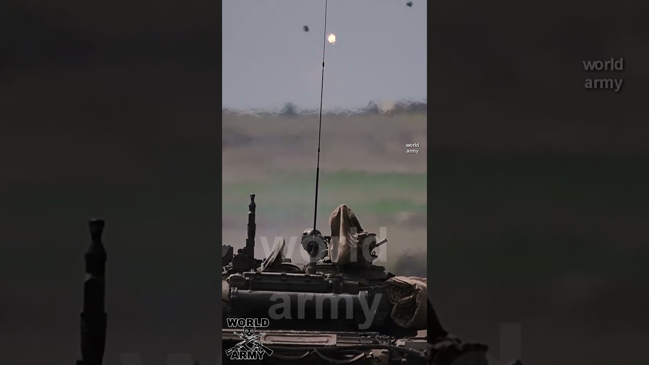 Russian tank target attack missiles Reflex video