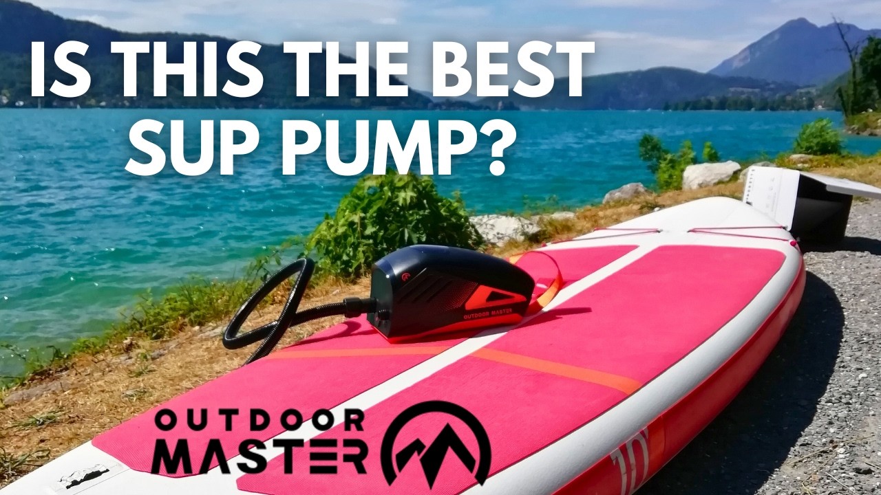 OUTDOOR MASTER Shark 3 | Electronic SUP PUMP Review #shark3minstogo