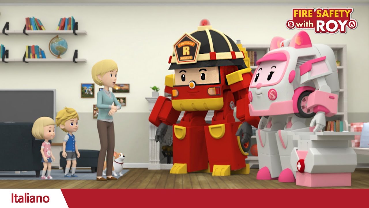 🚒 Sicurezza antinncendio con Roy 🔥| Ep. 25~26 | Robocar poli italiano