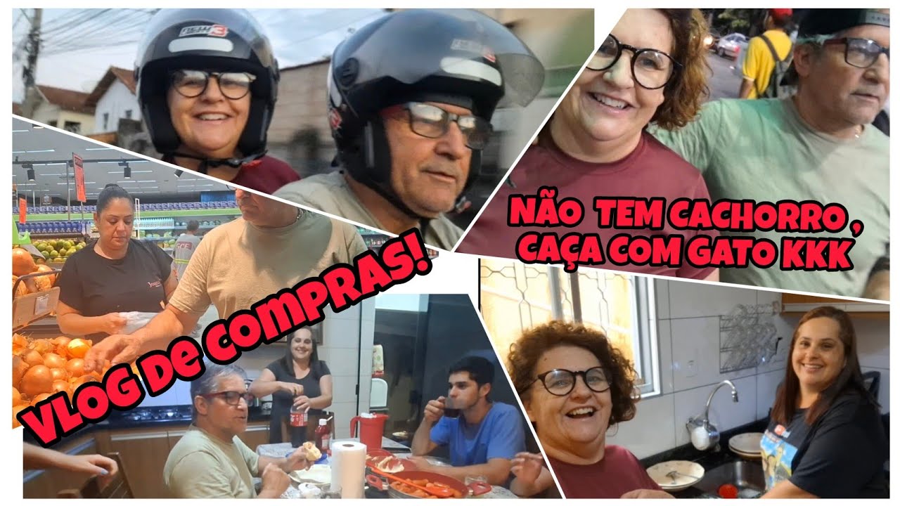 VLOG DE COMPRAS/ FAMÍLIA REUNIDA/ FIZ CACHORRO QUENTE 🌭 🔥 🌭 🔥 🌭 