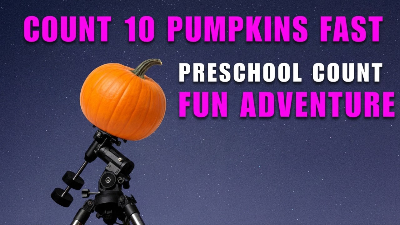 🎃 Count the Pumpkins: A Counting Adventure for Preschoolers!