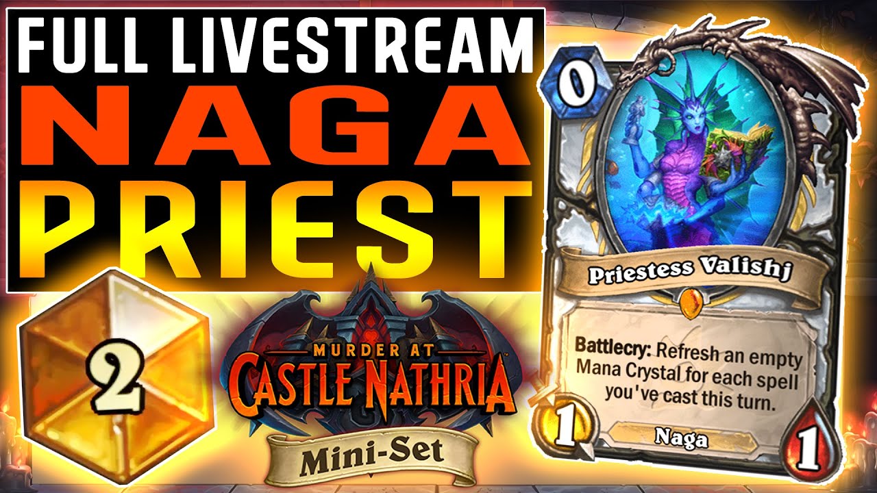 ⭐ Naga Priest Rank2! Murder at Castle Nathria - Hearthstone
