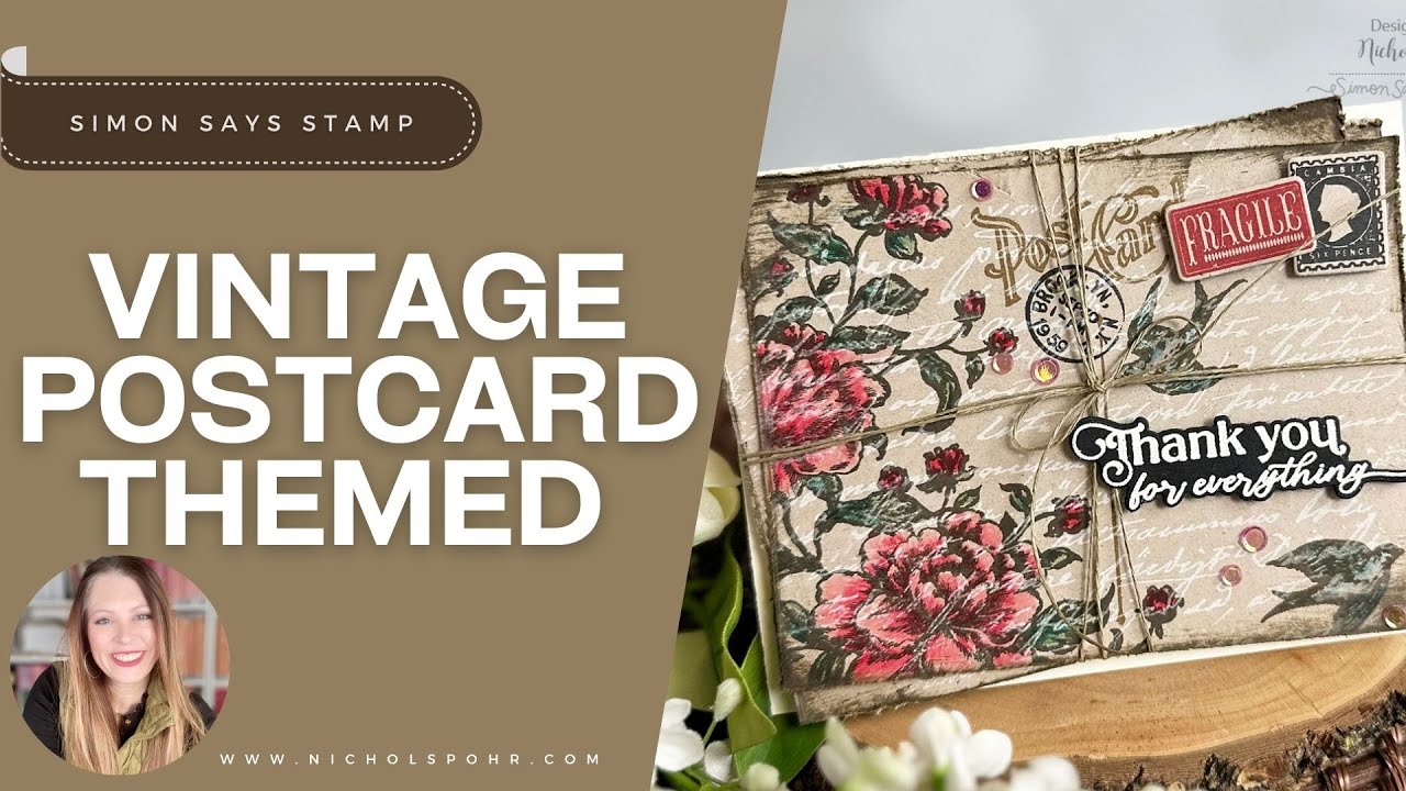 CREATE Your Own VINTAGE Postcard Themed Handmade Masterpiece!