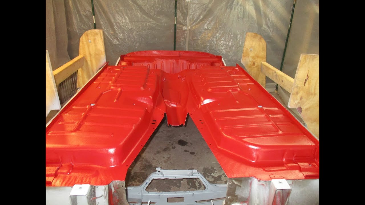 Raptor Liner with HVLP Gun - Triumph Spitfire Restoration