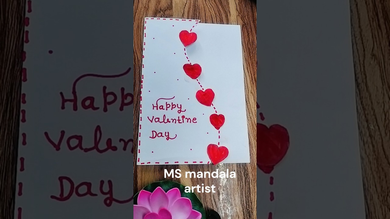 DIY Valentine's 💏 Day Card | Valentine's Day Paper Craft 