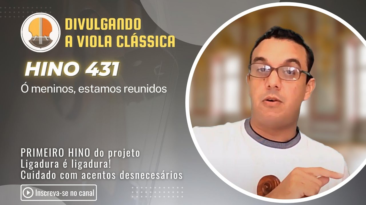 Hino 431 CCB na VIOLA - Dicas para tocar melhor o tenor desse hino  #ccbhinos