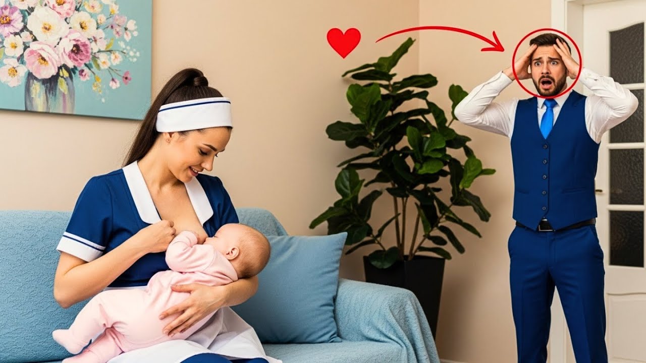 Milionário Viúvo deixou seu Bebê com a Babá… Mas quando ele voltou e a viu amamentando, ele ficou...