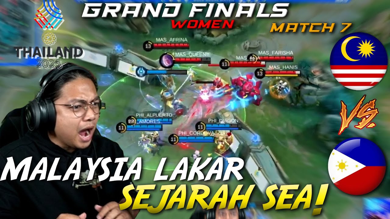 MALAYSIA VS PHILIPPINES MATCH 7 GRAND FINALS SEA Games 33rd ! (Women's)
