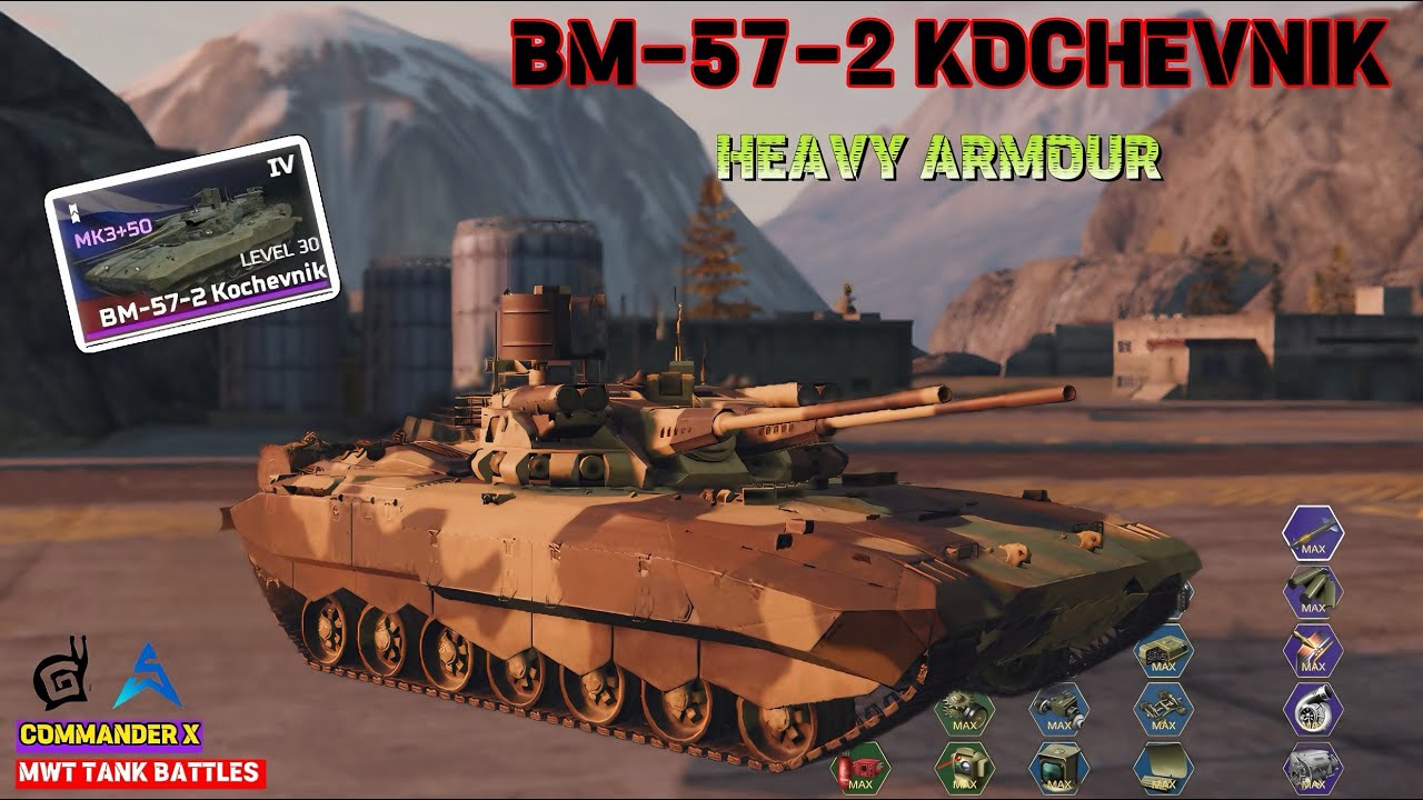 BM-57-2 Kochevnik Best Tank in Tier 4 | MWT tank battles 