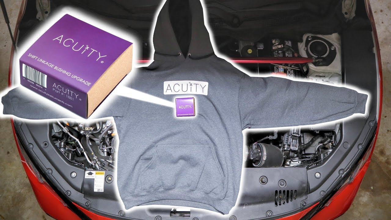 Как установить втулки троса переключения передач Acuity **Civic 10-го поколения**