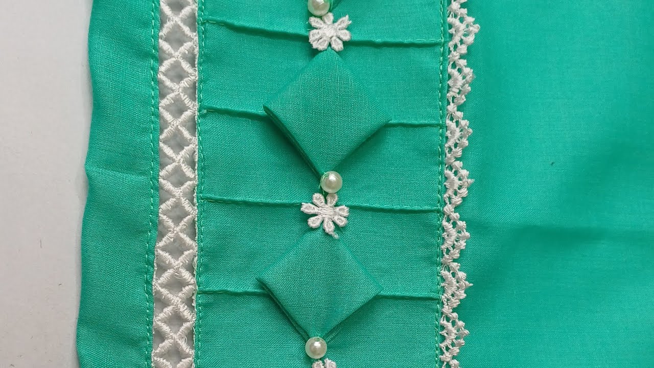 Palazzo Pant का बिलकुल नया और खूबसूरत डिज़ाइन बनाना सीखें | Palazzo Pant Design with Lace & Parles 