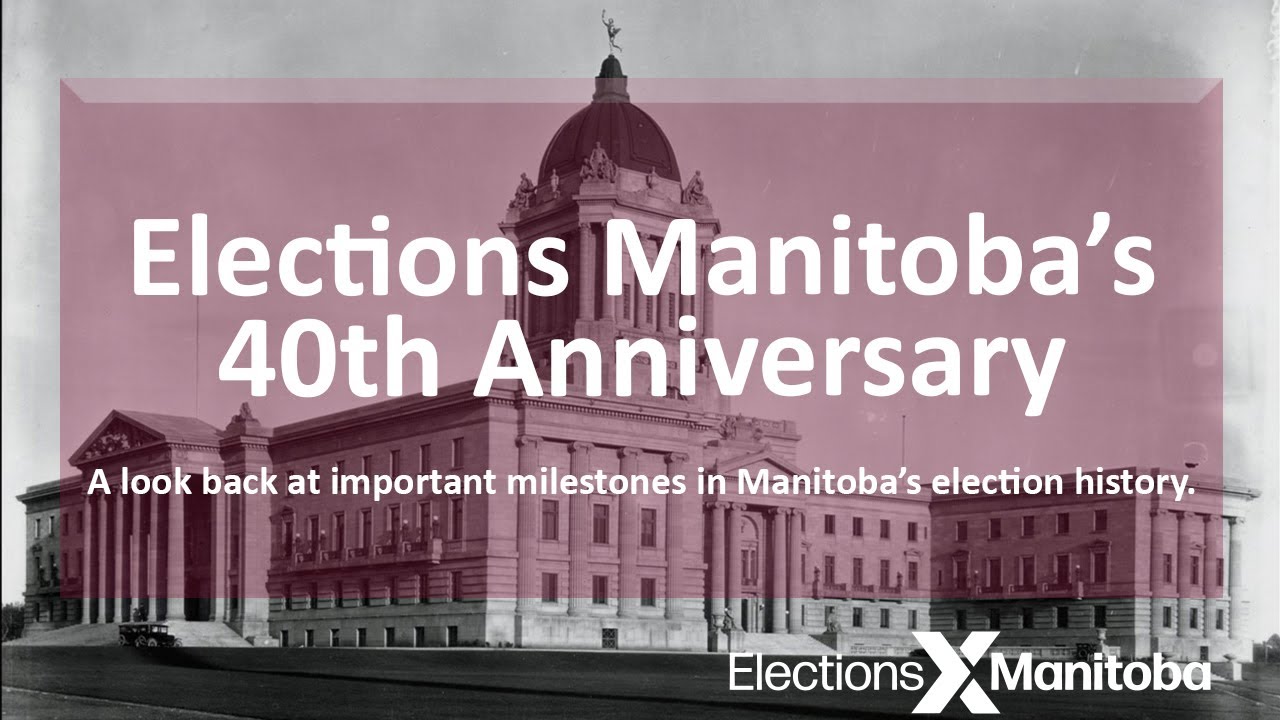 Elections Manitoba's 40th Anniversary: A Video Timeline