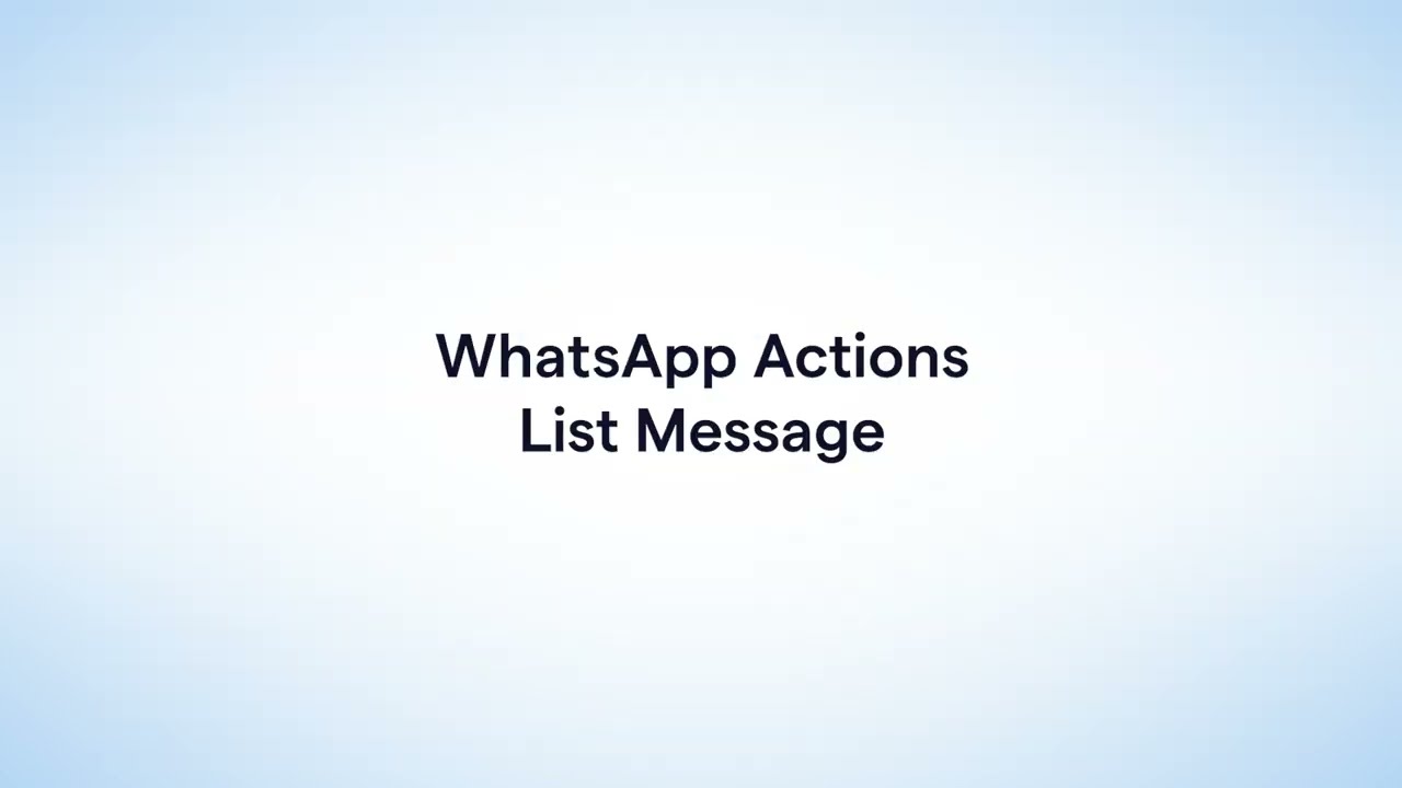 Tutorial | Interactive Message | SleekFlow 2.0