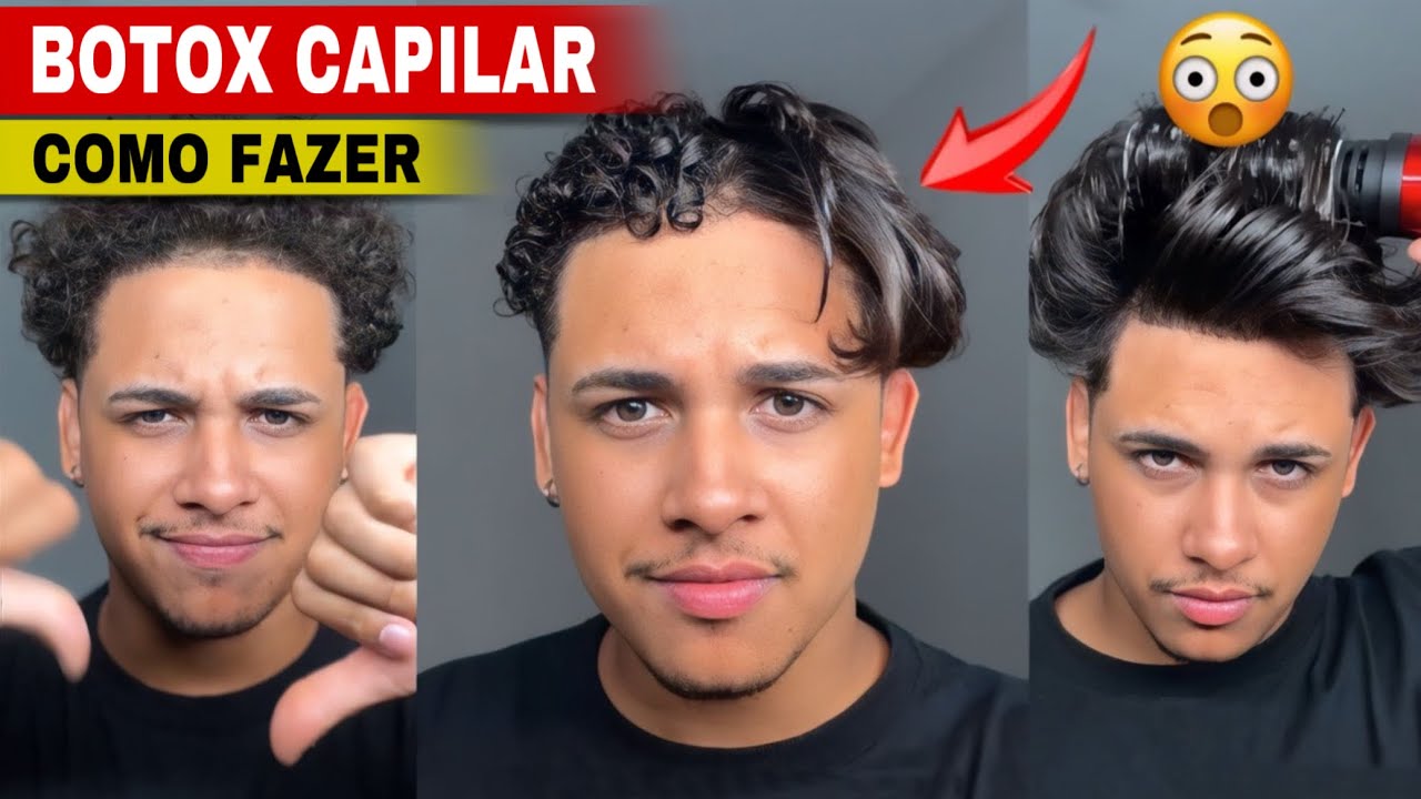 COMO FAZER BOTOX CAPILAR EM CABELO CACHEADO | CABELO ONDULADO | COMO ALISAR O CABELO EM CASA FACIL