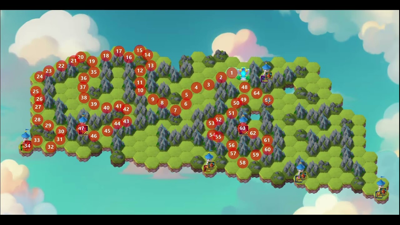 Hero wars March Map
