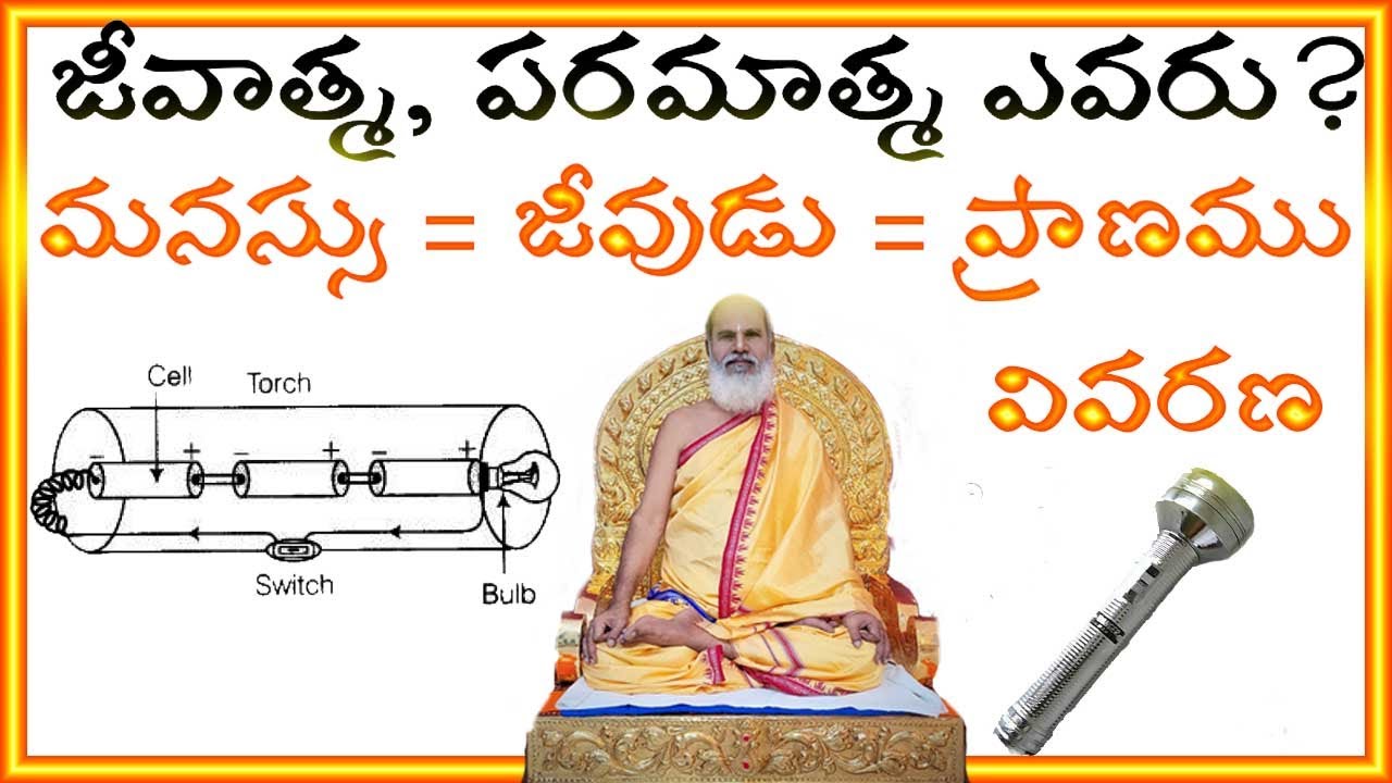 జీవాత్మ, పరమాత్మ ఎవరు? మనస్సు = జీవుడు = ప్రాణము వివరణ
