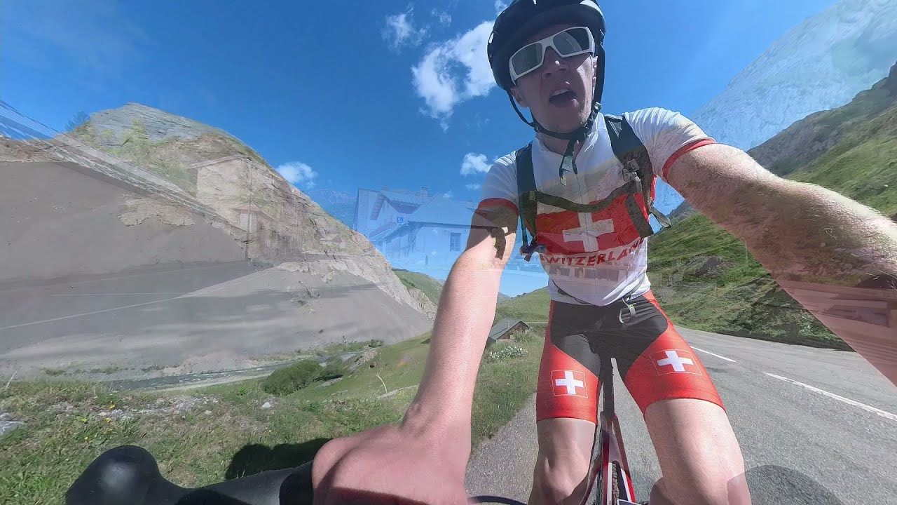 Cols du Télégraphe et du Galibier à vélo (insta360 one X2)