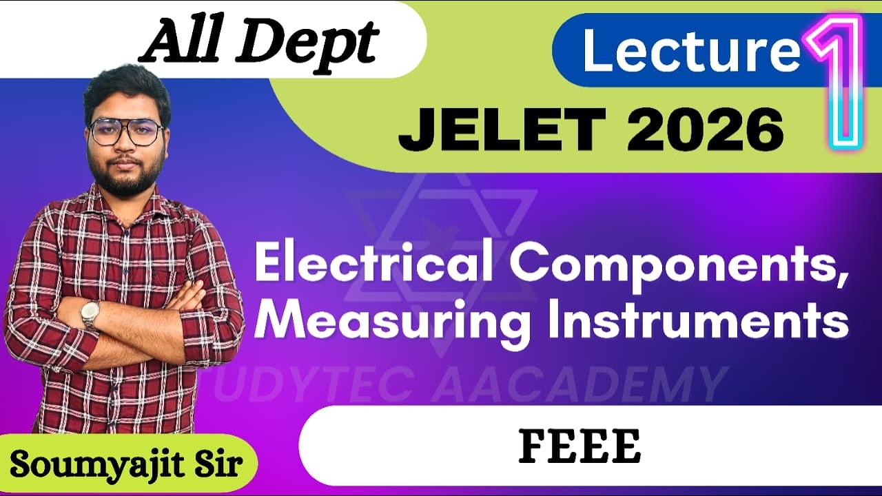 Electrical Components, Measuring Instruments | FEEE | JELET 2026