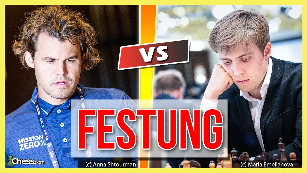 Magnus Carlsen bastelt eine Festung