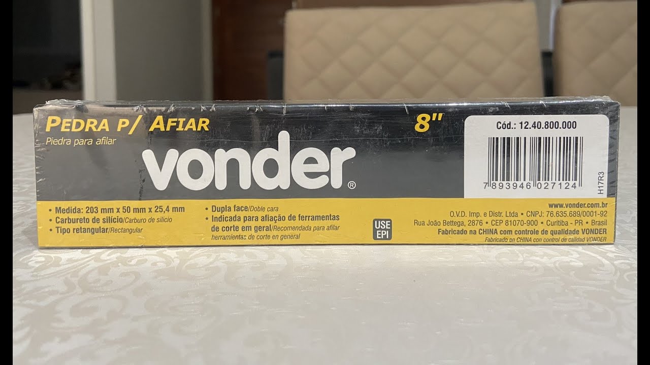 A verdade sobre a afiação - Pedra Vonder de 10 pila