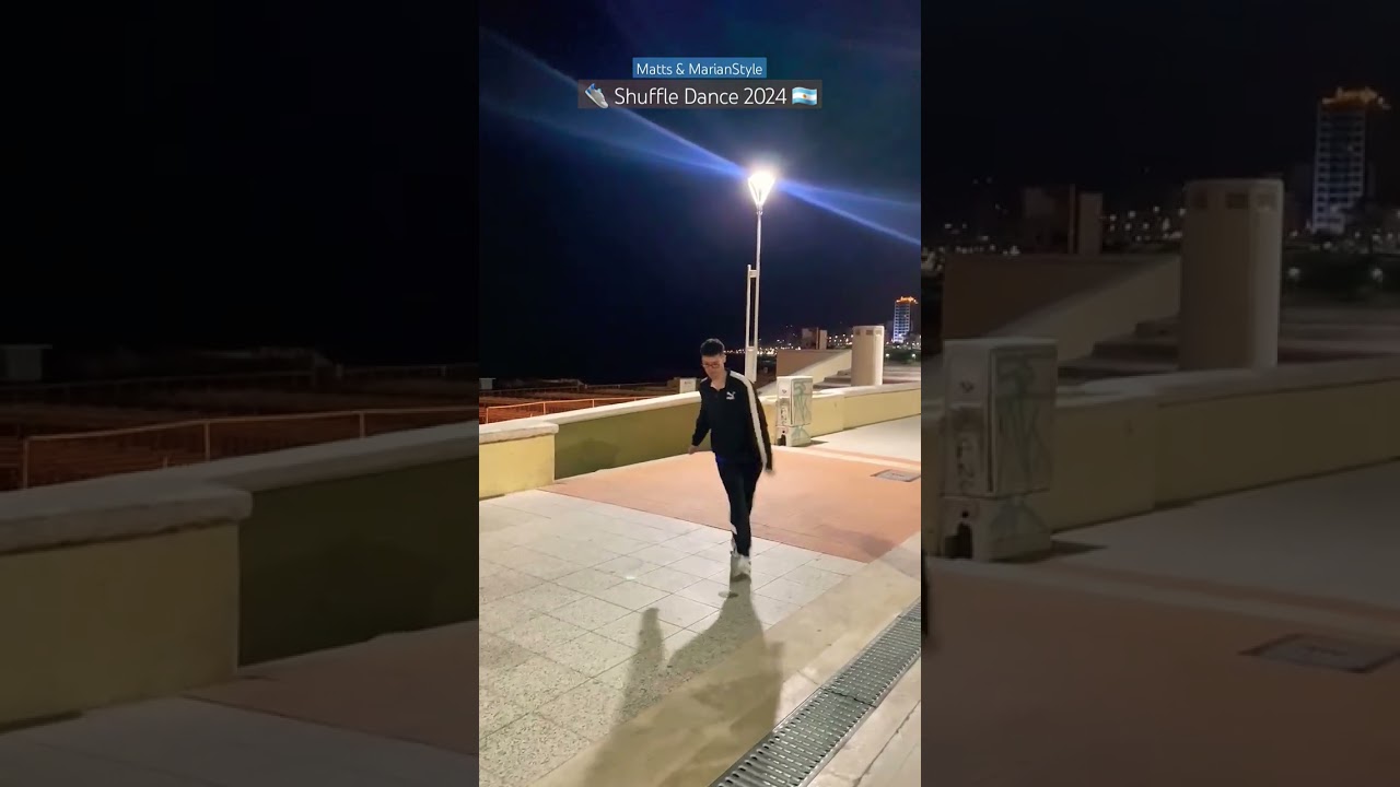 Bailando Shuffle 2024 Duo en la Costa 👟👟 Shuffling Dance m&uacute;sica electr&oacute;nica #shorts #baile
